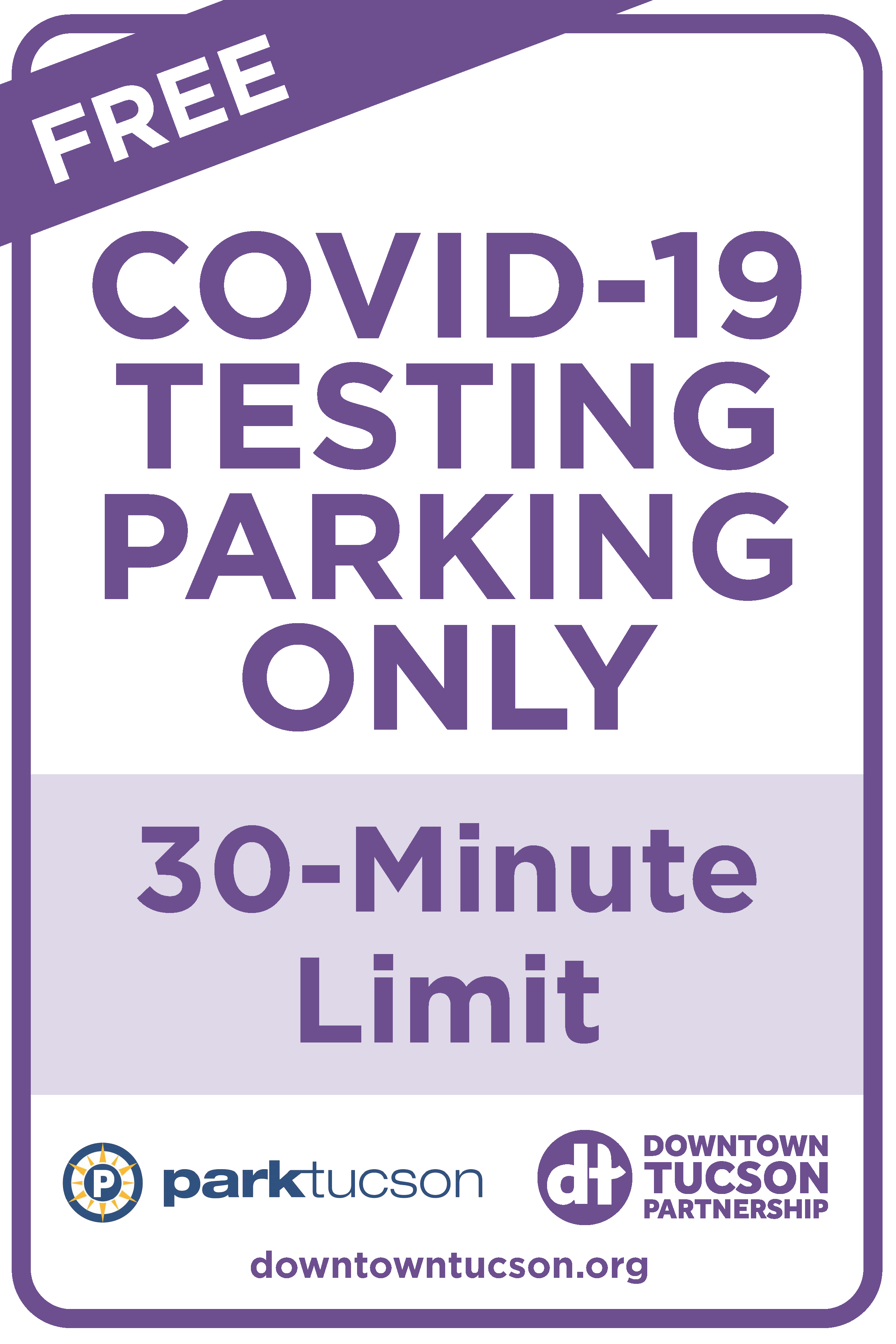 dtp 021 covid testing parking signs 12x18 (1)