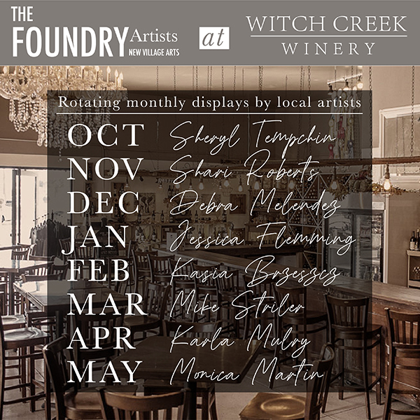 Foundry Artists Find A Venue At Witch Creek Winery