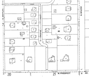In this plot map, Janes House was located second from bottom left.