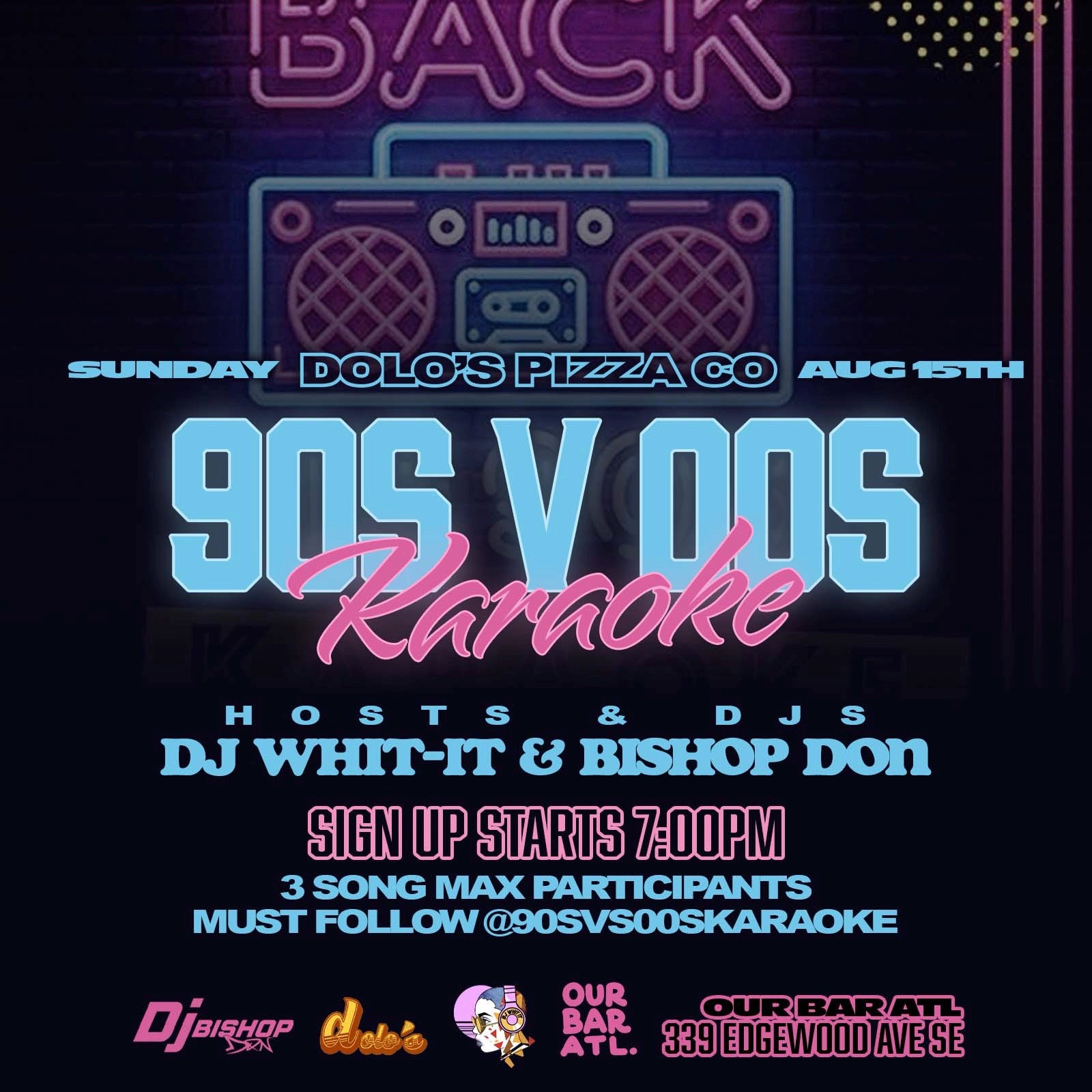 90s Vs 00s Karaoke at Our Bar ATL| Downtown Atlanta, GA