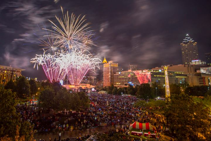 Fireworks Return To Centennial Olympic Park On July 3rd