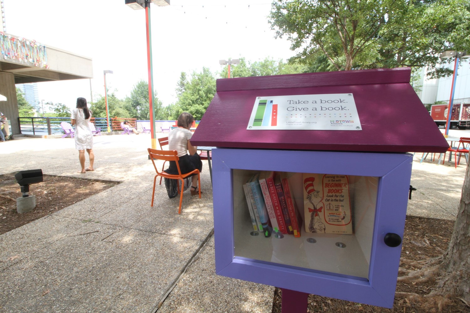 Take A Book Give A Book Little Free Libraries At Arts Center S Porch News Center Midtown Atlanta