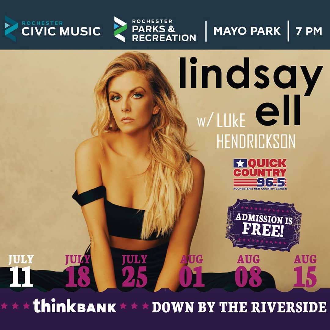 Down by the Riverside Lindsay Ell w/ Luke Hendrickson Downtown