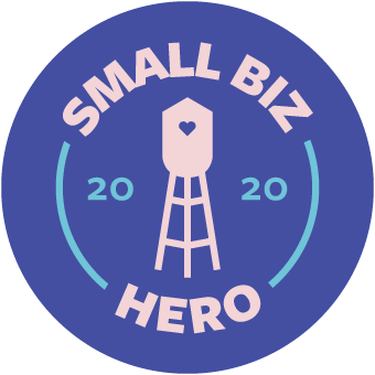 Small Biz Hero sticker
