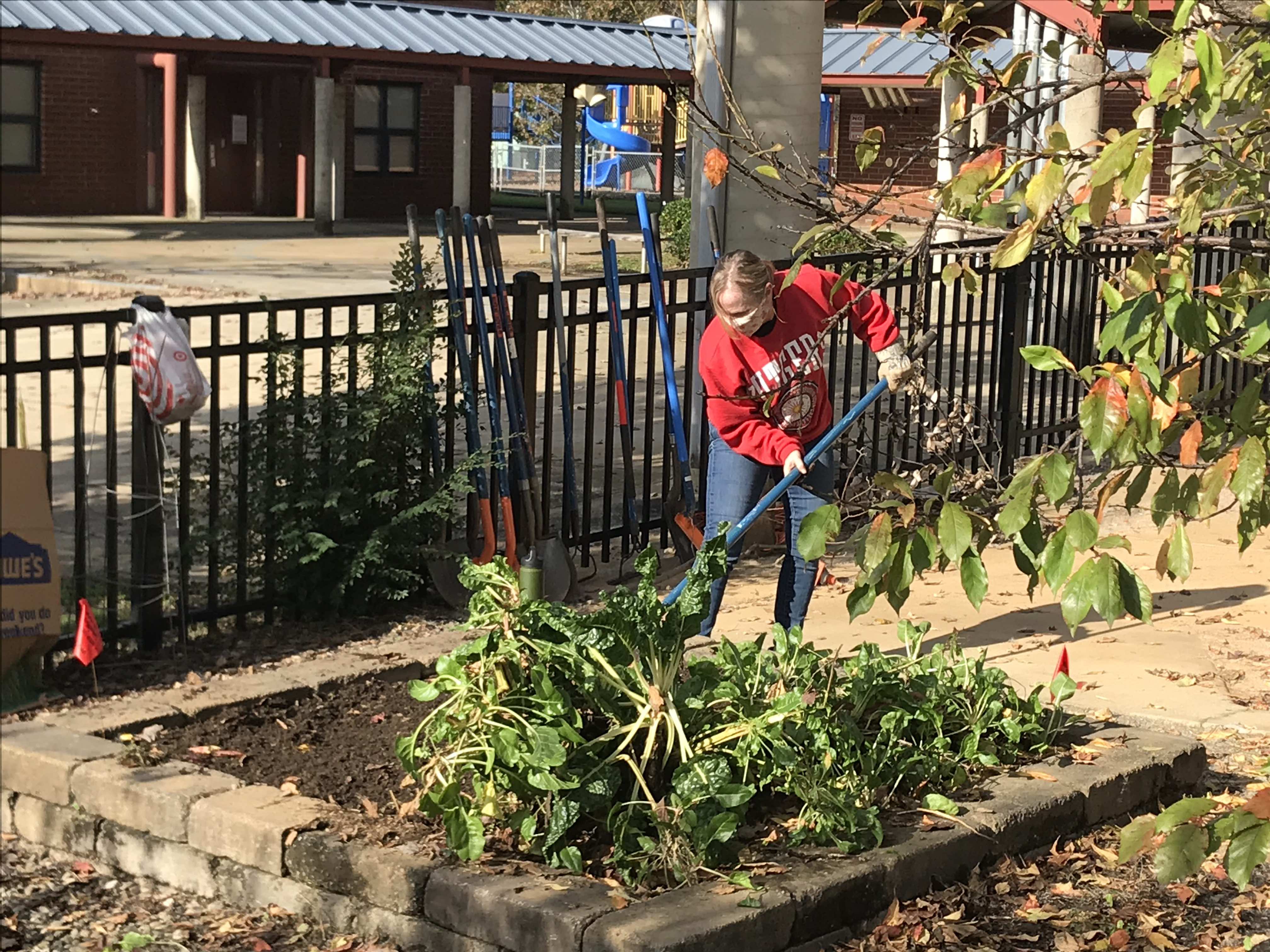 2020 First Ward Creative Arts Academy Sense and Science Garden Clean Up